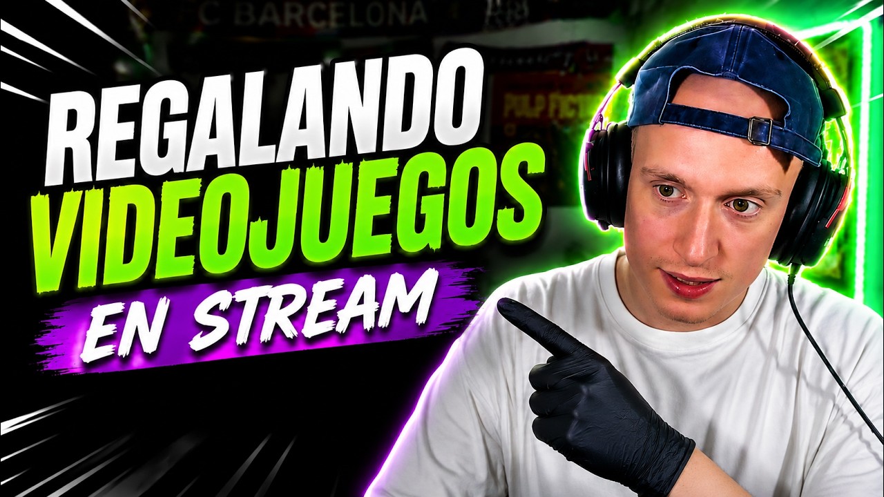 REGALANDO VIDEOJUEGOS EN STREAM — Facu Ebbes