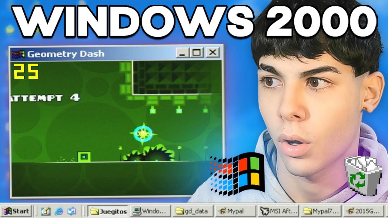 PROBE WINDOWS 2000 en 2026 y ¿FUNCIONA? — OptiJuegos