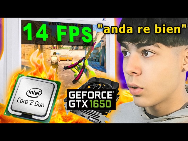 CUELLO DE BOTELLA EXTREMO💀CORE 2 DUO + GTX 1650🔥 (termina en virus🦠) — OptiJuegos