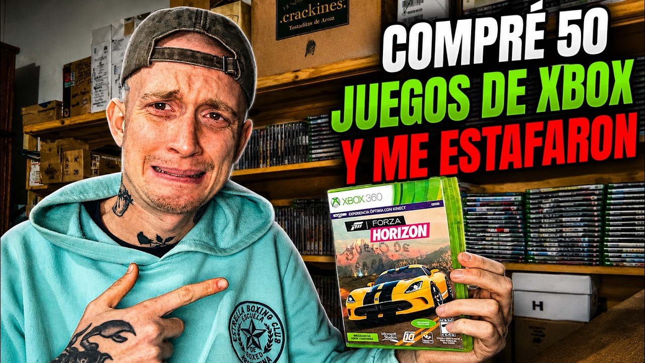 COMPRÉ 50 JUEGOS DE XBOX Y ME ESTAFARON — Facu Ebbes